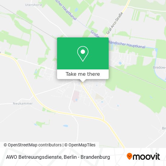 AWO Betreuungsdienste map