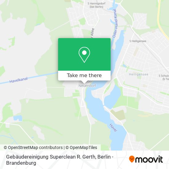 Gebäudereinigung Superclean R. Gerth map