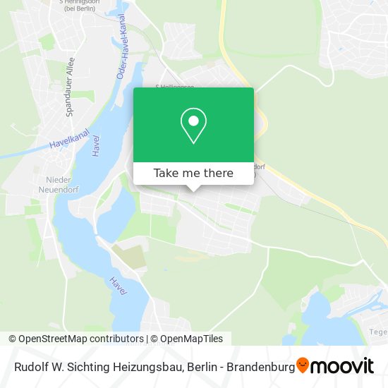 Карта Rudolf W. Sichting Heizungsbau