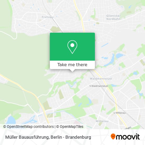 Müller Bauausführung map