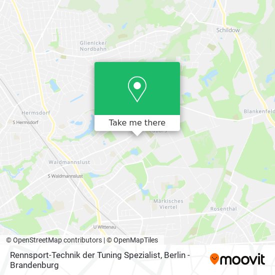 Rennsport-Technik der Tuning Spezialist map