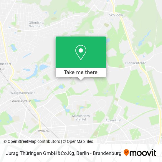 Jurag Thüringen GmbH&Co.Kg map