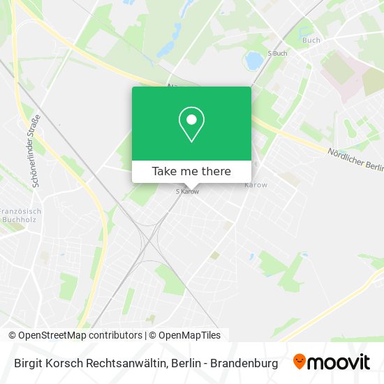 Birgit Korsch Rechtsanwältin map