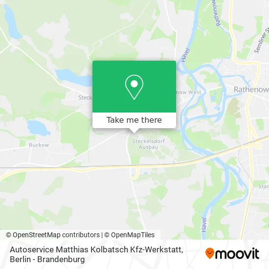 Карта Autoservice Matthias Kolbatsch Kfz-Werkstatt