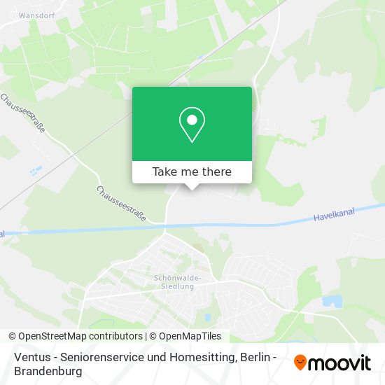 Ventus - Seniorenservice und Homesitting map