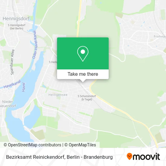Карта Bezirksamt Reinickendorf