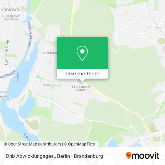 Карта Dhb Abwicklungsges.