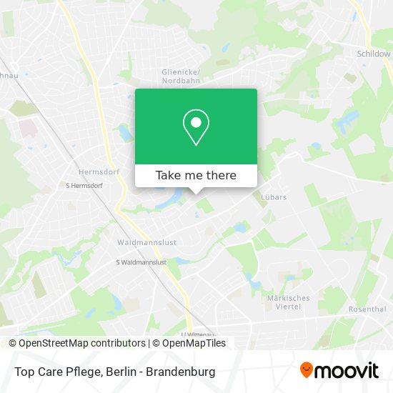 Top Care Pflege map