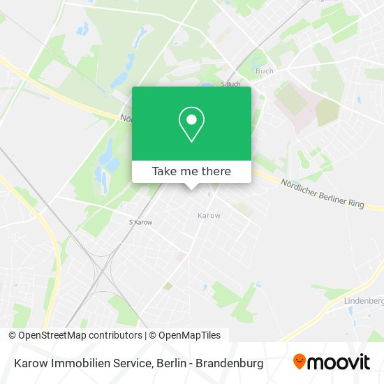 Karow Immobilien Service map