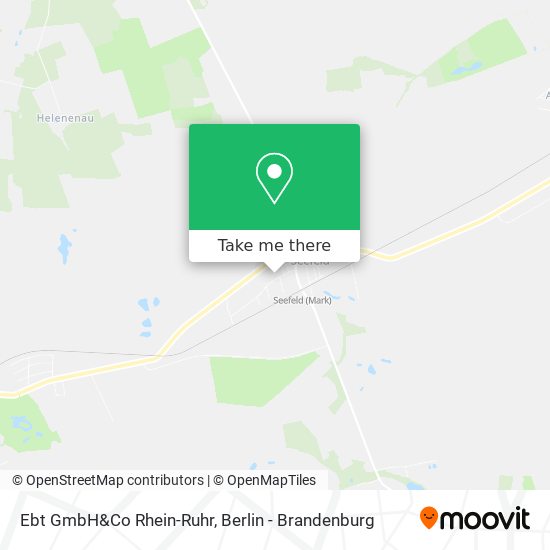 Ebt GmbH&Co Rhein-Ruhr map
