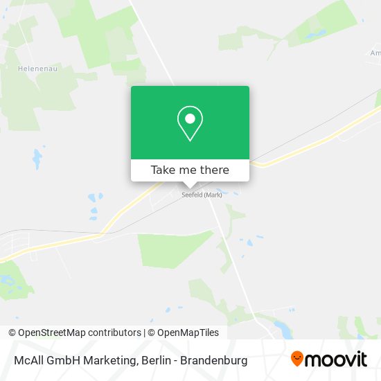 McAll GmbH Marketing map