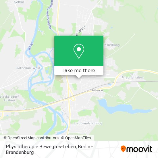 Карта Physiotherapie Bewegtes-Leben