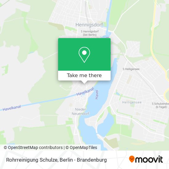 Rohrreinigung Schulze map