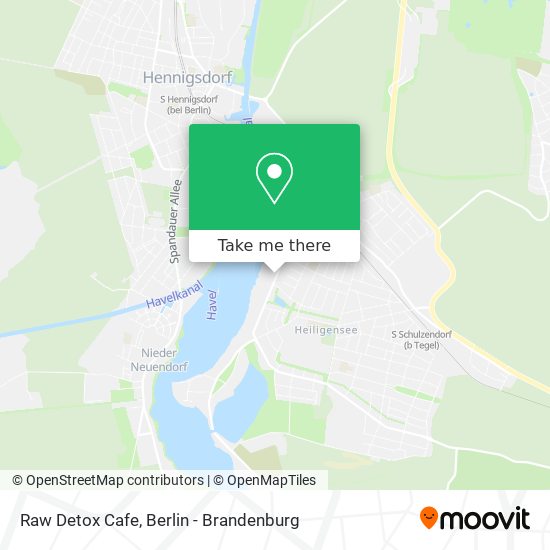 Raw Detox Cafe map