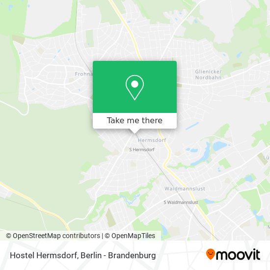 Hostel Hermsdorf map