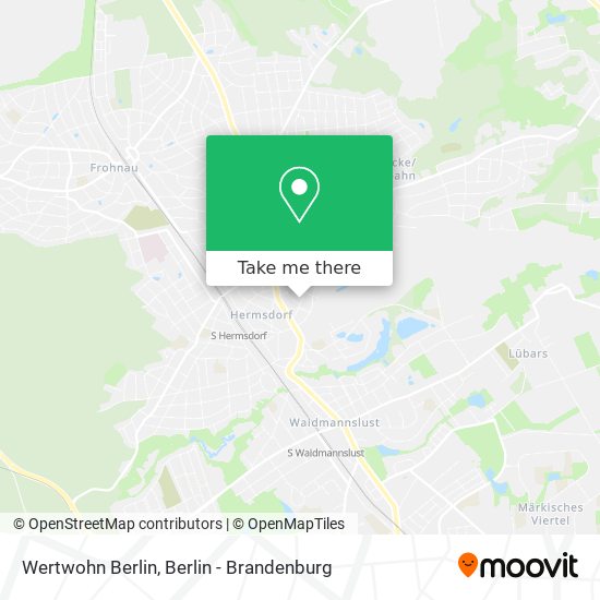 Карта Wertwohn Berlin