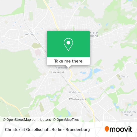 Christexist Gesellschaft map