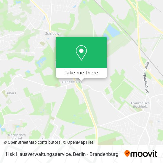 Hsk Hausverwaltungsservice map