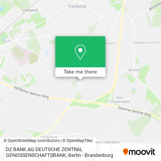 Карта DZ BANK AG DEUTSCHE ZENTRAL GENOSSENSCHAFTSBANK