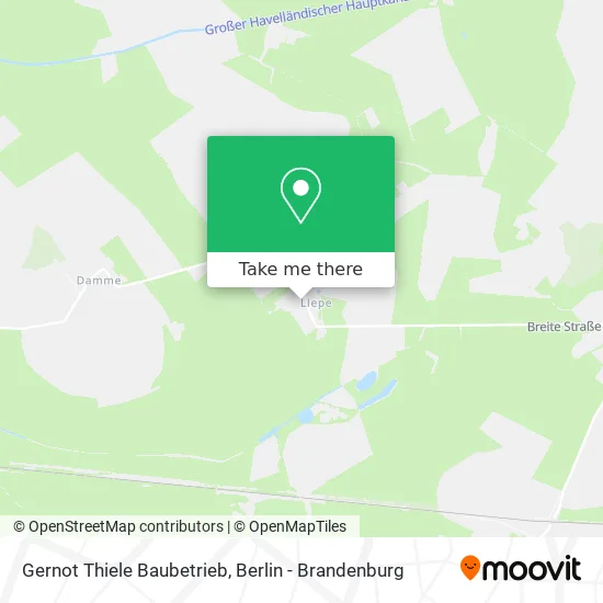 Карта Gernot Thiele Baubetrieb
