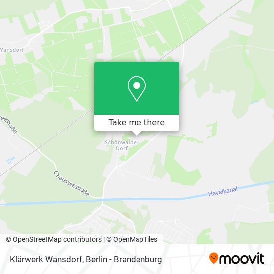 Klärwerk Wansdorf map