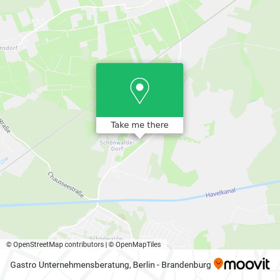 Gastro Unternehmensberatung map