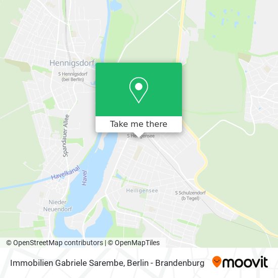 Immobilien Gabriele Sarembe map