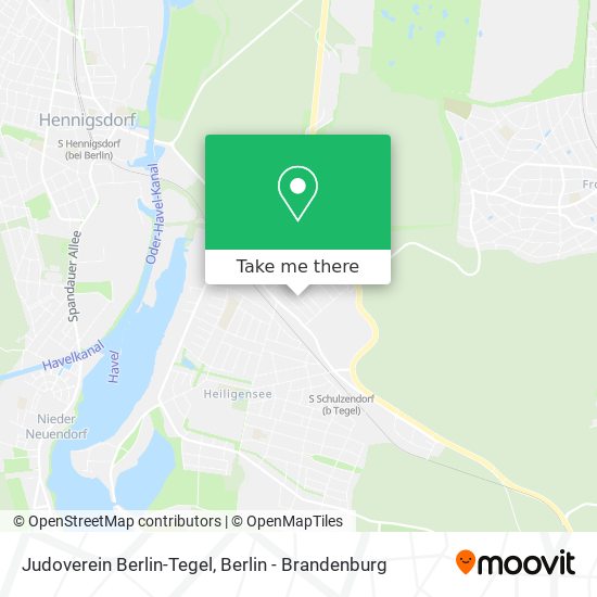 Карта Judoverein Berlin-Tegel