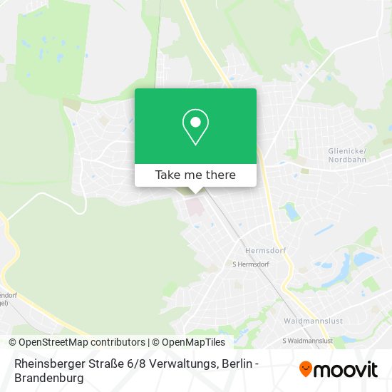 Карта Rheinsberger Straße 6 / 8 Verwaltungs