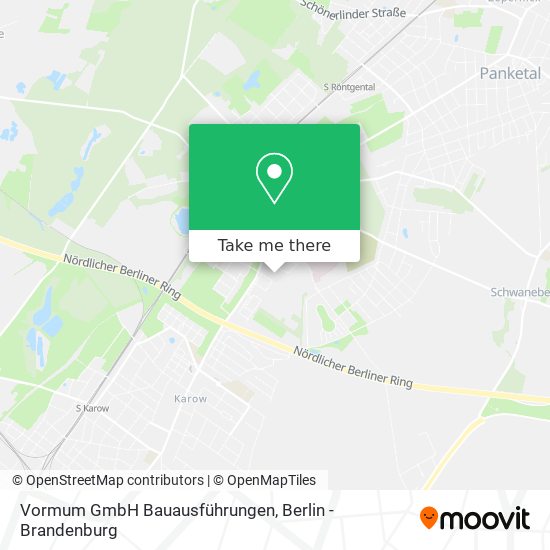 Карта Vormum GmbH Bauausführungen