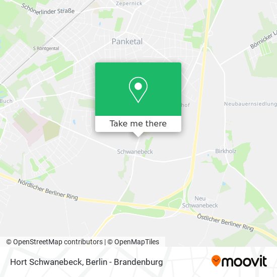 Hort Schwanebeck map