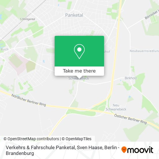 Карта Verkehrs & Fahrschule Panketal, Sven Haase