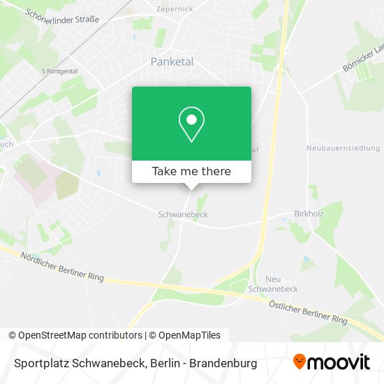 Sportplatz Schwanebeck map