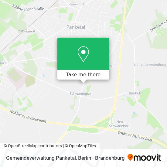 Gemeindeverwaltung Panketal map