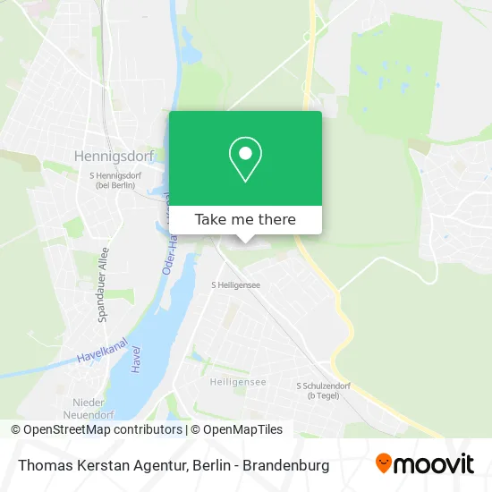 Карта Thomas Kerstan Agentur