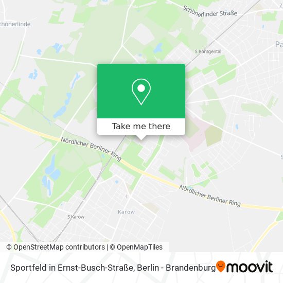 Карта Sportfeld in Ernst-Busch-Straße
