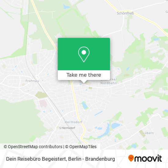 Dein Reisebüro Begeistert map