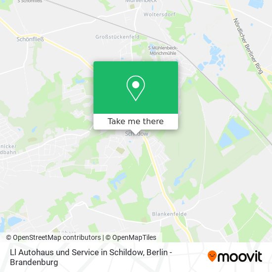 Ll Autohaus und Service in Schildow map