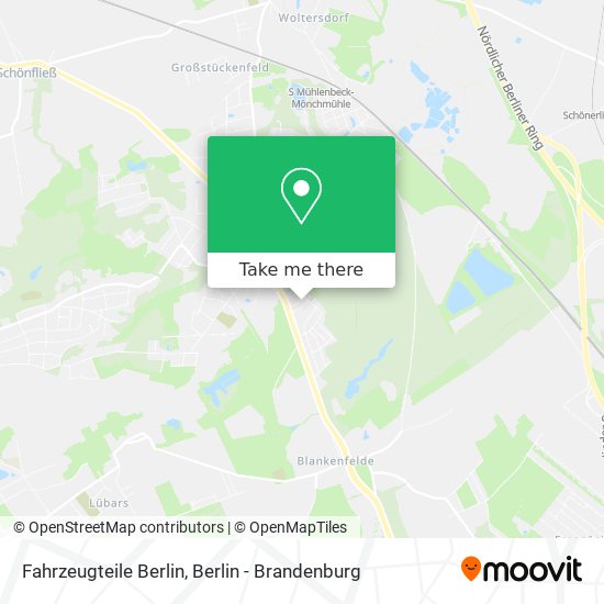 Fahrzeugteile Berlin map