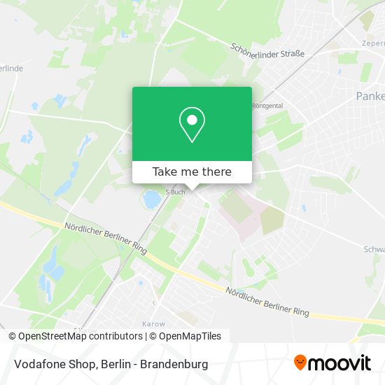 Vodafone Shop map