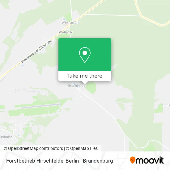 Forstbetrieb Hirschfelde map