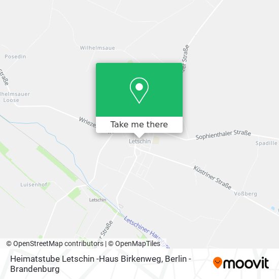 Heimatstube Letschin -Haus Birkenweg map