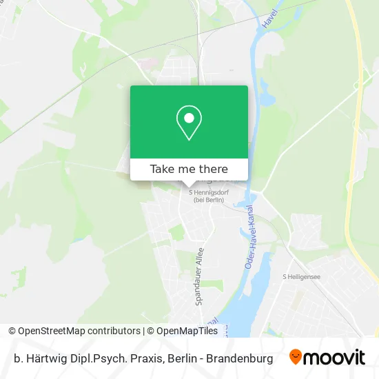 Карта b. Härtwig Dipl.Psych. Praxis