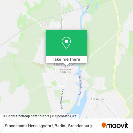 Standesamt Henningsdorf map