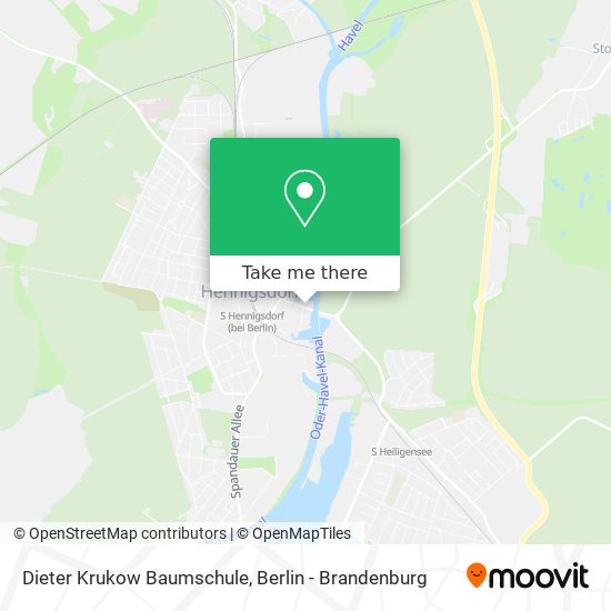 Dieter Krukow Baumschule map
