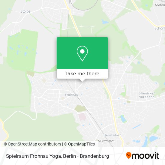 Карта Spielraum Frohnau Yoga