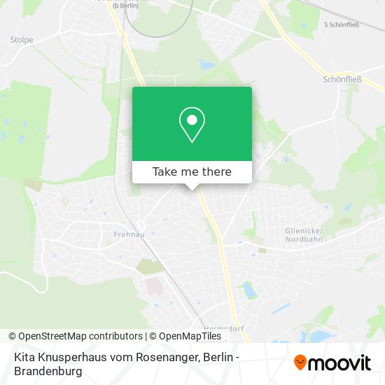 Kita Knusperhaus vom Rosenanger map