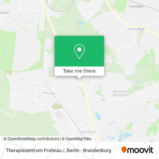 Карта Therapiezentrum Frohnau /