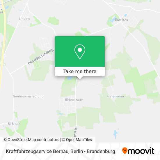 Kraftfahrzeugservice Bernau map