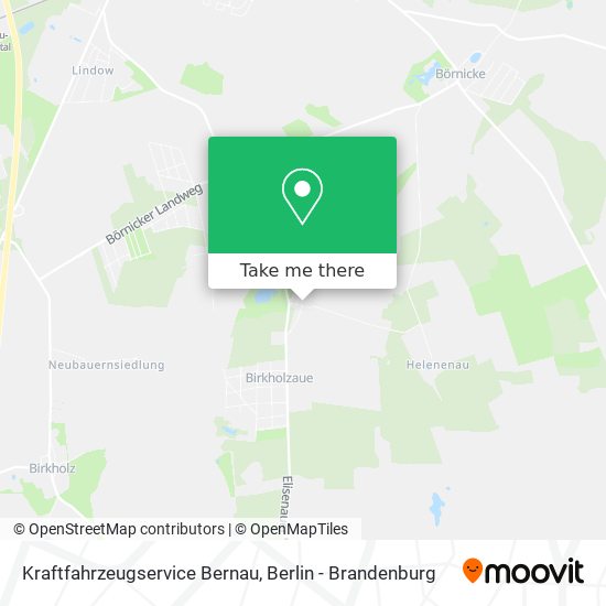 Карта Kraftfahrzeugservice Bernau